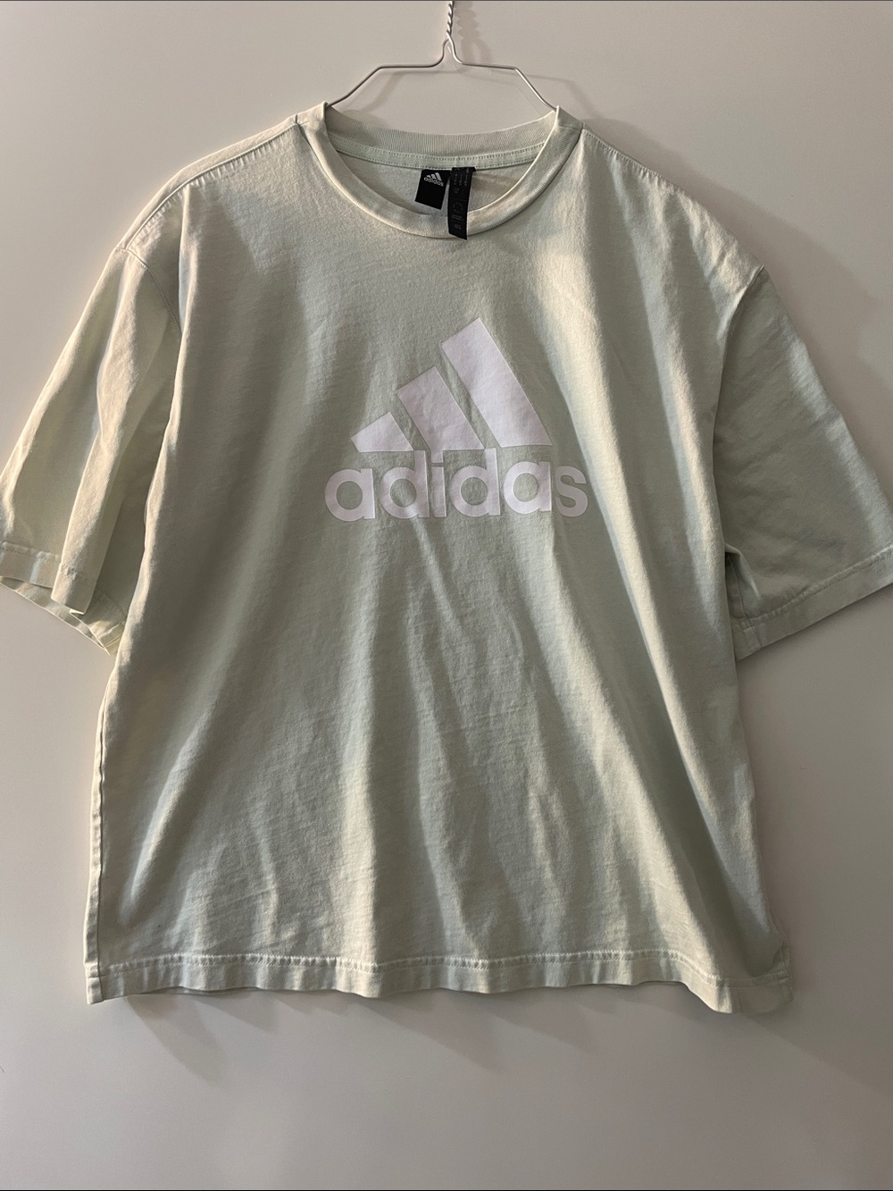 adidas ' Light Green Logo T-Shirt